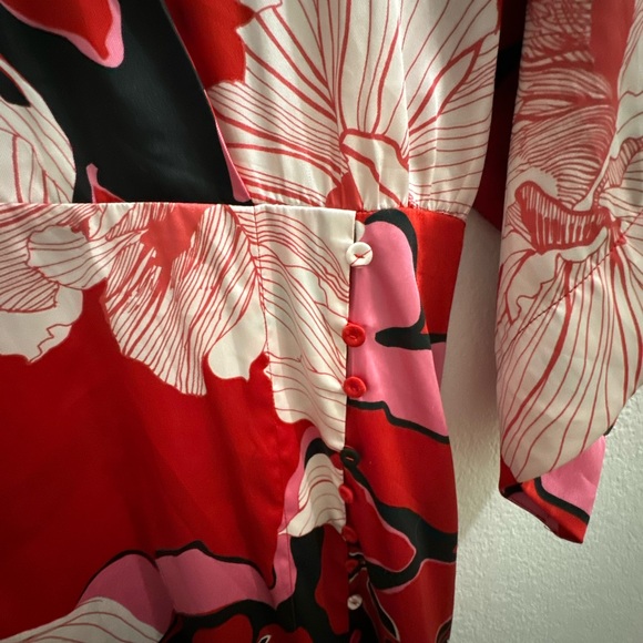 ZARA FLORAL PRINT DRESS - Picture 6 of 6